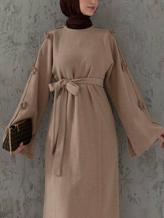 فستان مع حزام