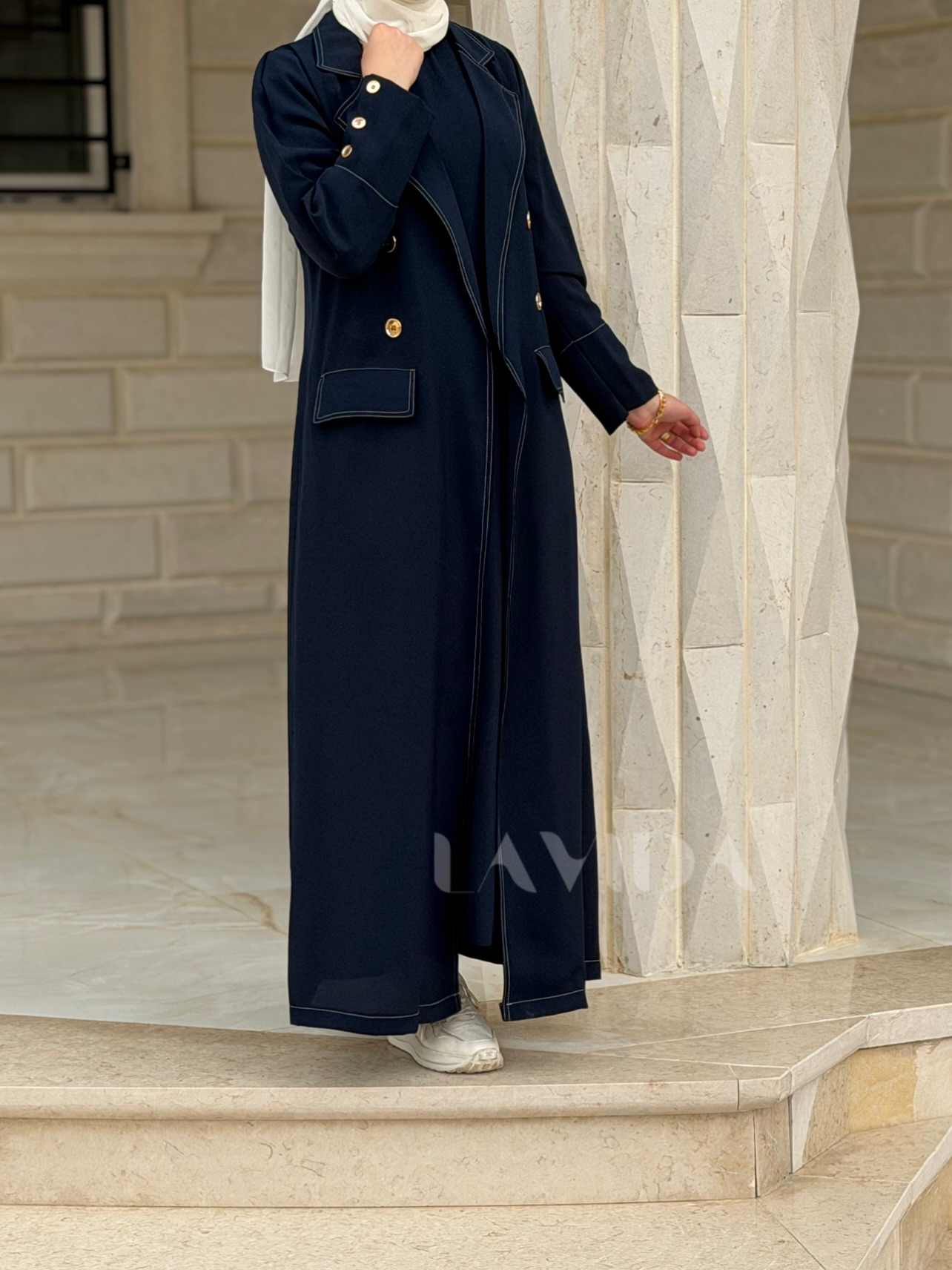 عباية بليزر قطعتين