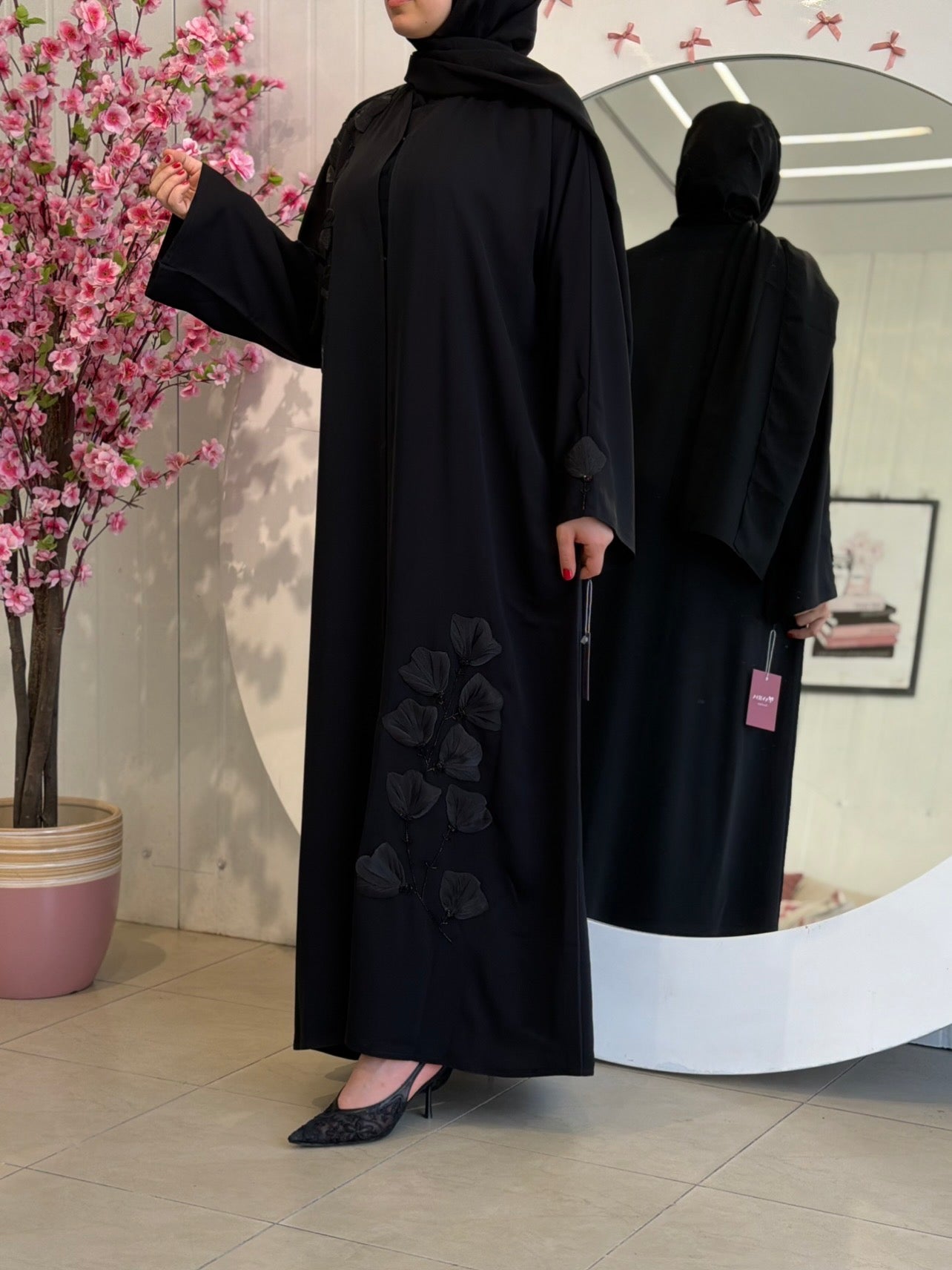 عباية وردة اورجنزا