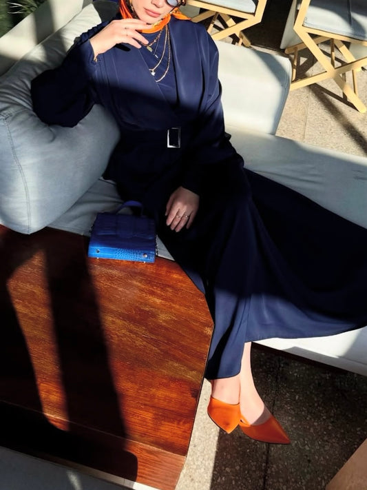 طقم قطعتين (كحلي)