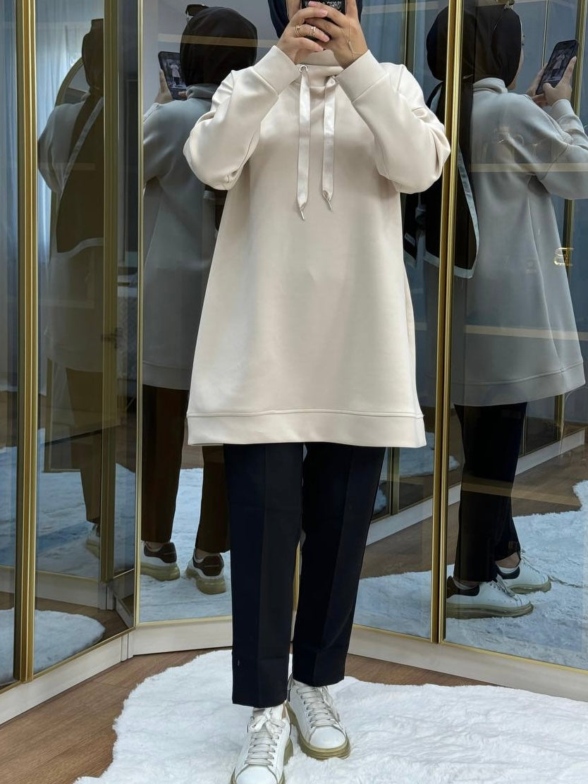 بلوز طويل بيج