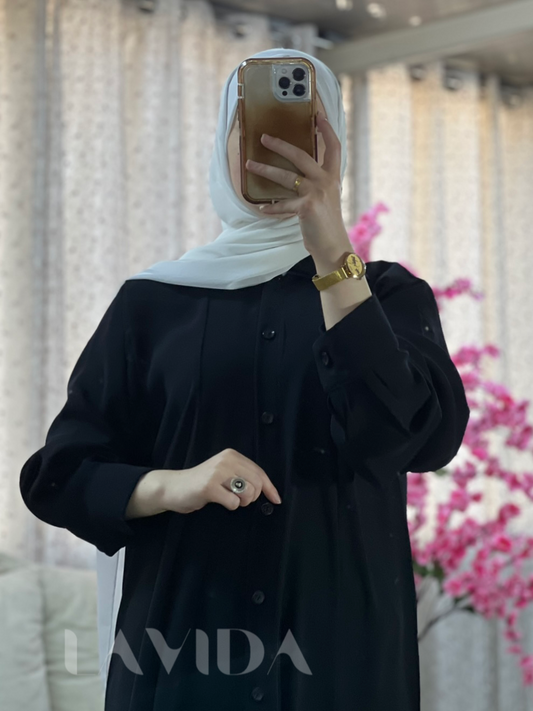 قميص طويل (اسود)