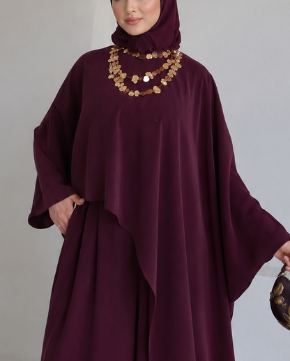 طقم قطعتين بنطلون عريض و تونيك