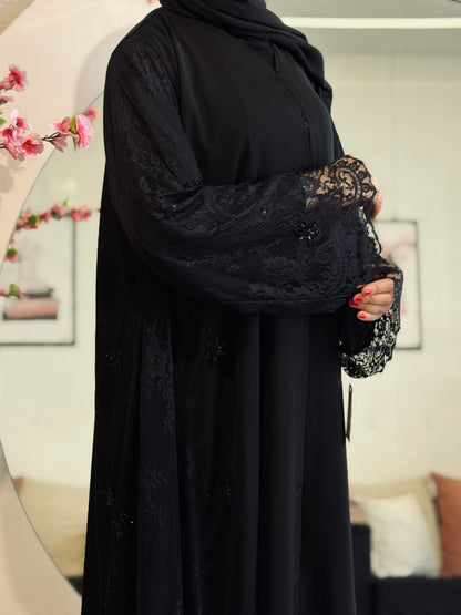 عباية دانتيل فرنسي
