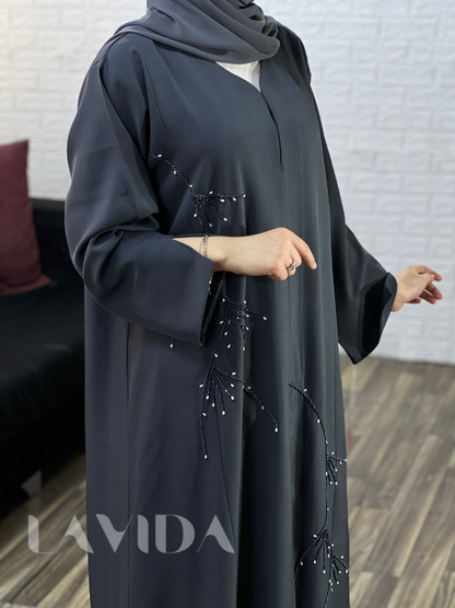عباية غصن (رمادي غامق)