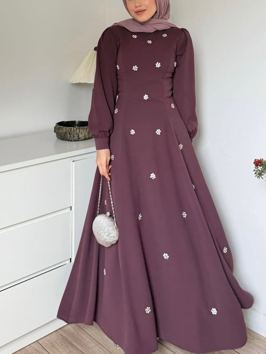 فستان ستراس ورد