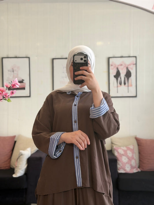 طقم قطعتين قميص و بنطلون