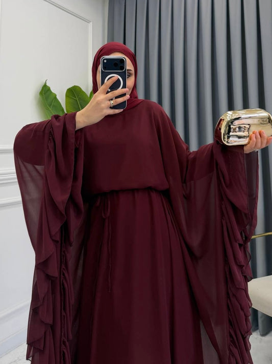 عباية فراشة مبطنة