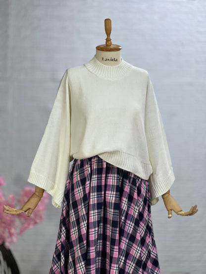 طقم تنورة و بلوز (زهر)