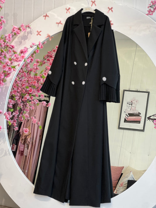 عباية جكيت بكسرات من الخلف