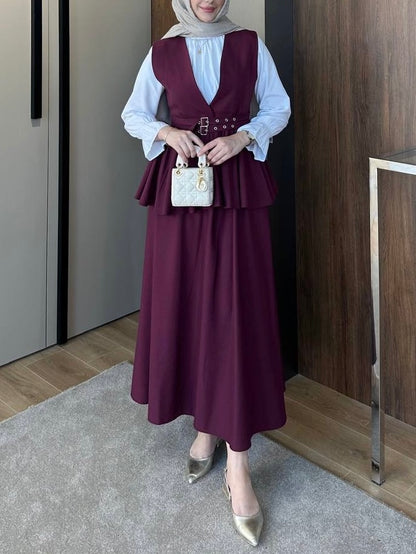 طقم تنورة و فيست