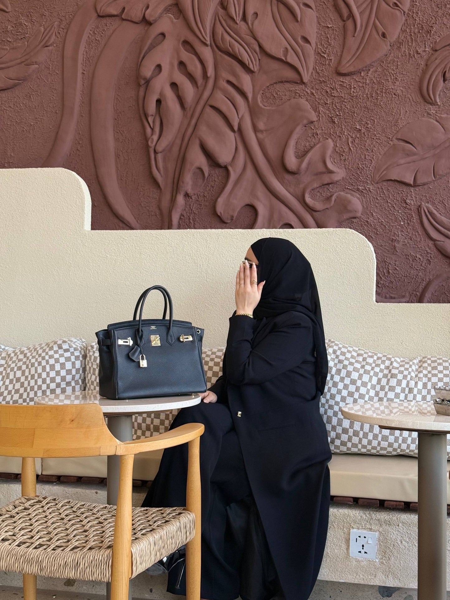 طقم جكيت رسمي طويل مع بنطلون "اسود"