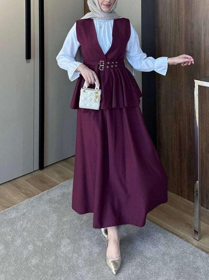 طقم تنورة و فيست