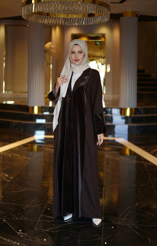 عبايه بليزر مخمل