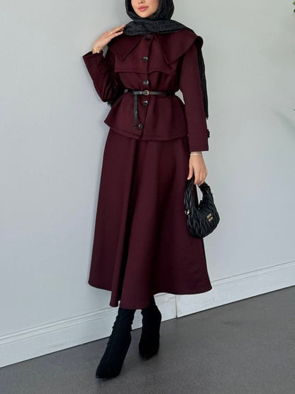 طقم جكيت و تنورة