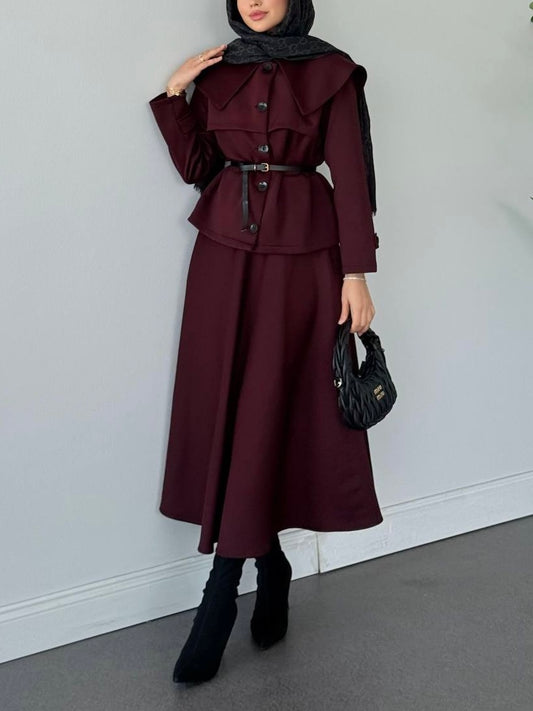 طقم جكيت و تنورة