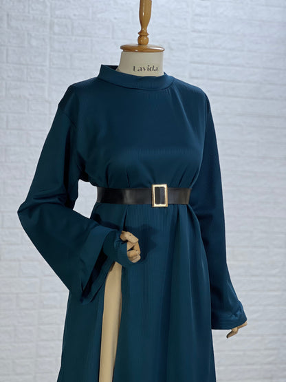 طقم ٣ قطع (تونيك و تنورة و معاصم)