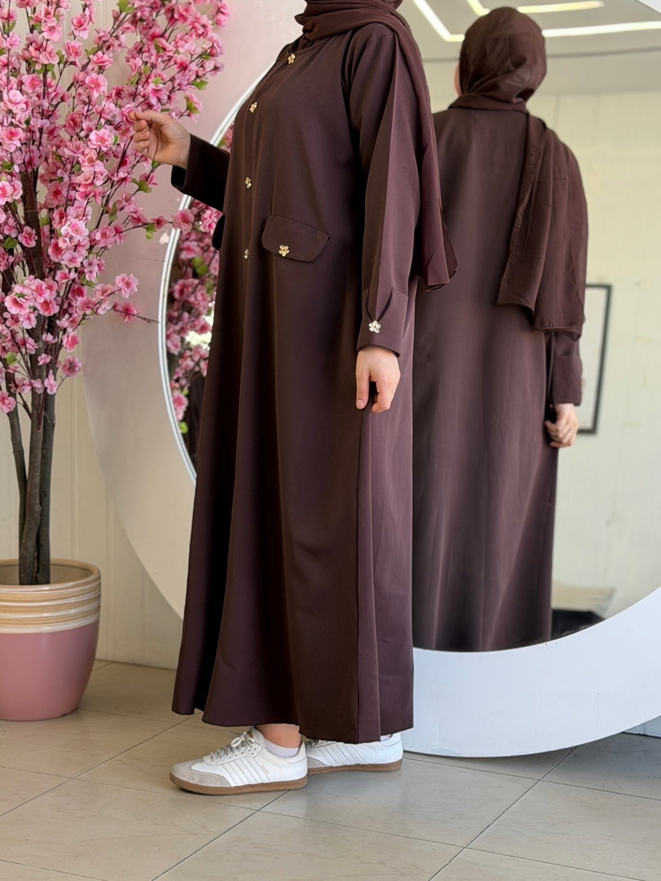 عباية قهوة