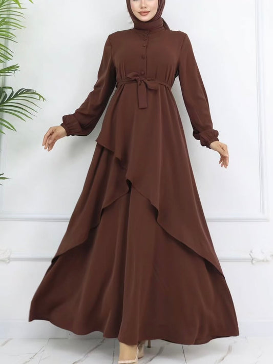 فستان ردّة x بني