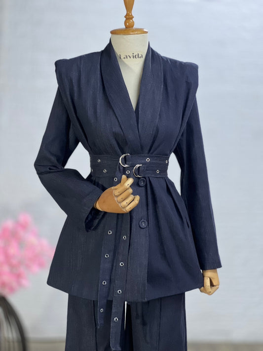 طقم جينز جكيت وبنطلون