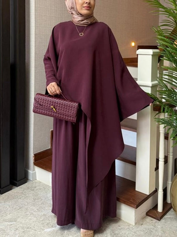طقم قطعتين بنطلون عريض و تونيك