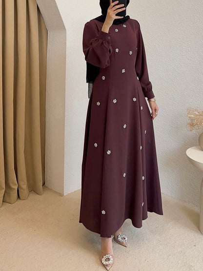 فستان ستراس ورد