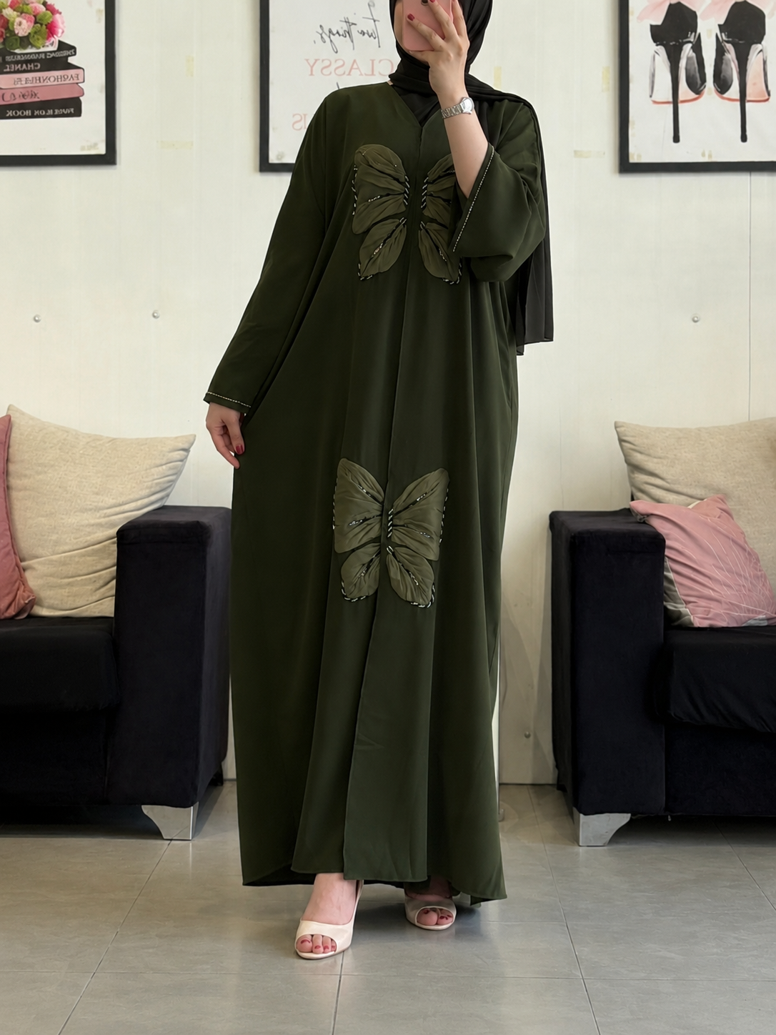 عباية فراشة