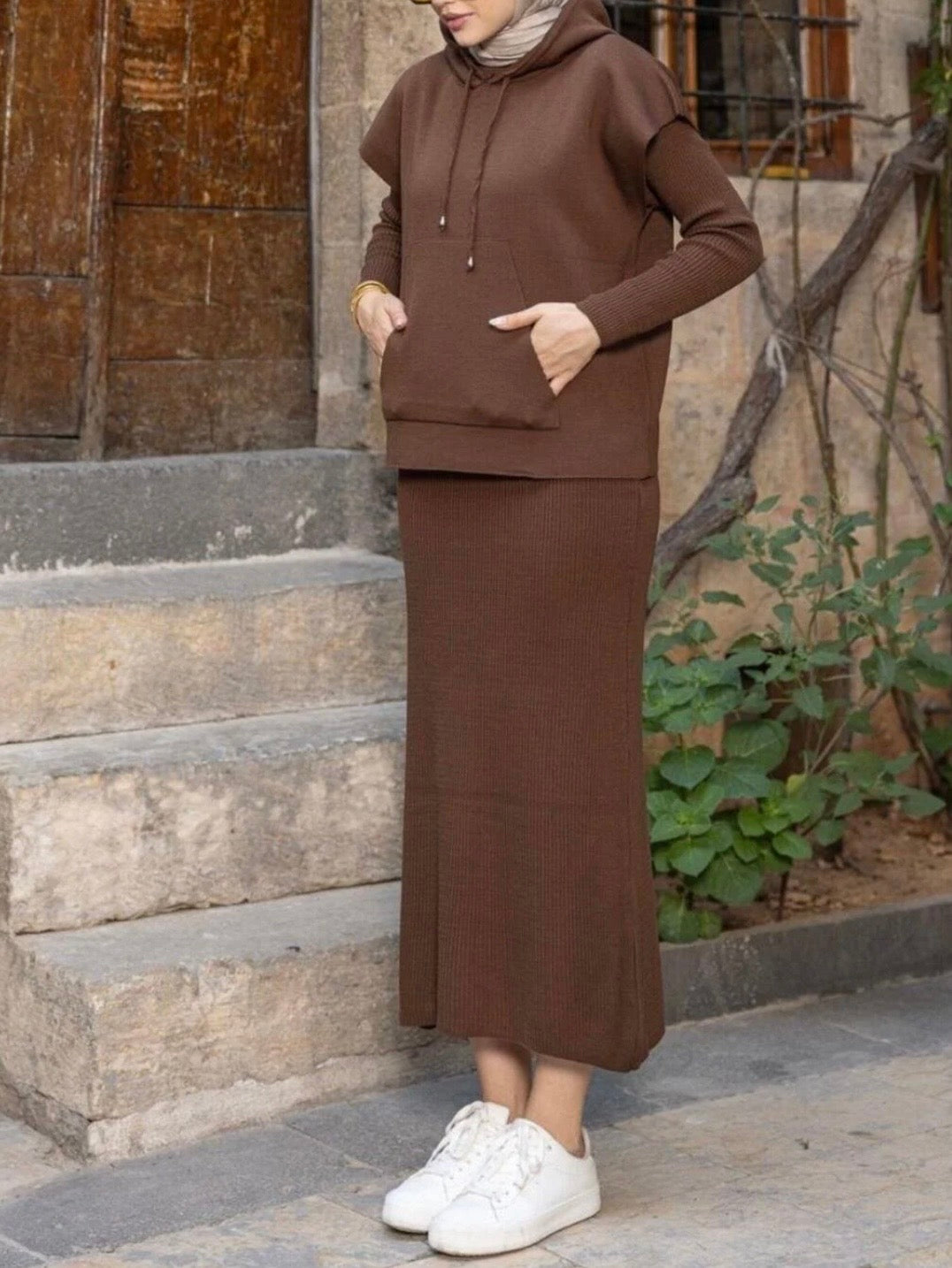 طقم فستان اساسي و بلوز