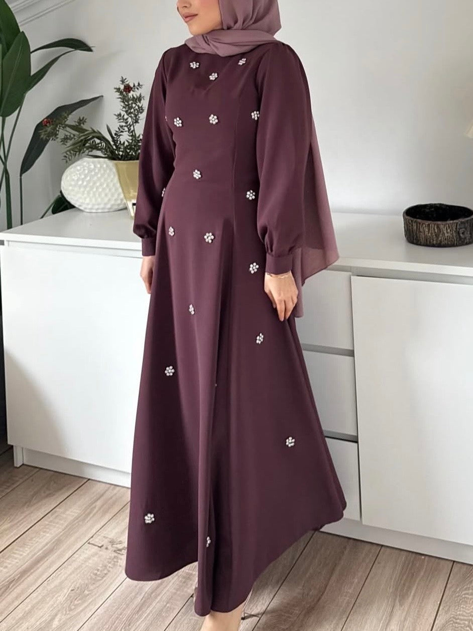 فستان ستراس ورد