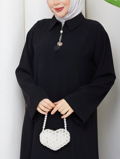 طقم قطعتين طويل اسود