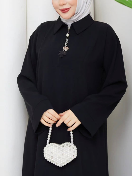 طقم قطعتين طويل اسود