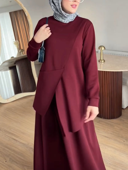 طقم فلو (برغندي)