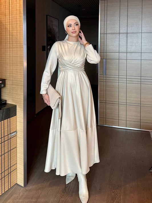 فستان جلد كلوش