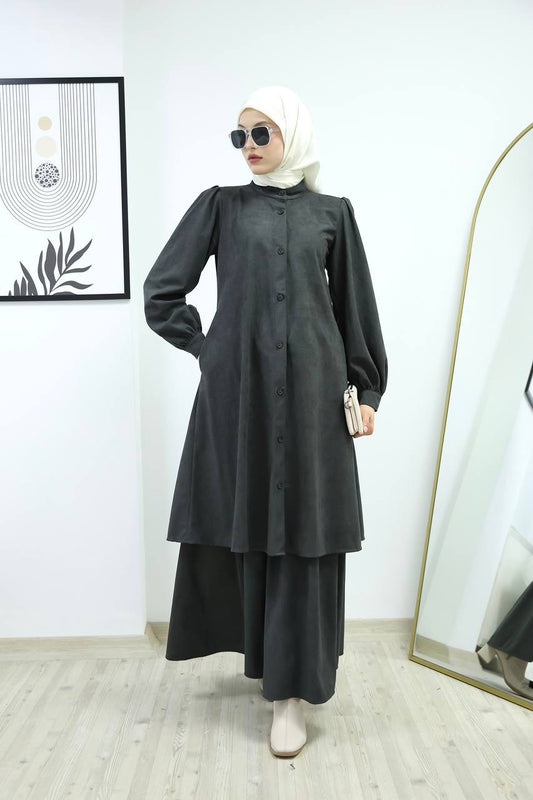 طقم شرعي تنورة و قميص طويل
