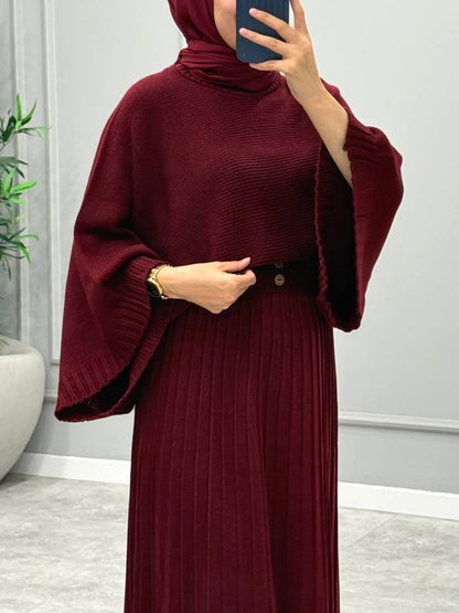 طقم صوف قطعتين