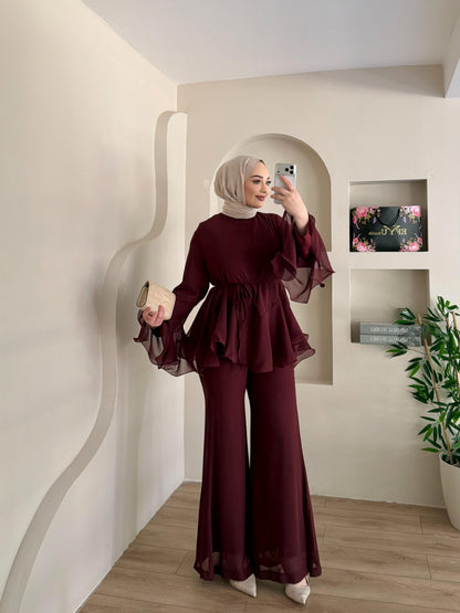 طقم قطعتين فلو مع حزام
