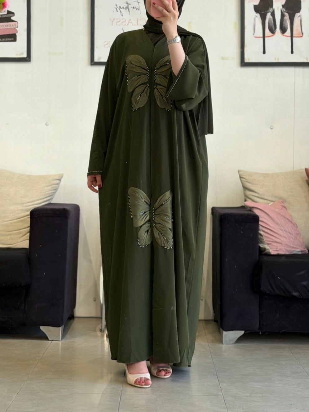عباية فراشة