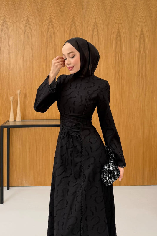 فستان ربط امامي