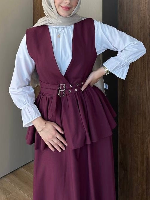 طقم تنورة و فيست