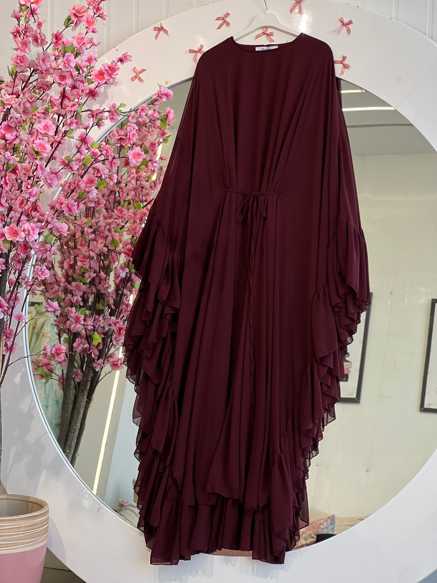 عباية فراشة مبطنة