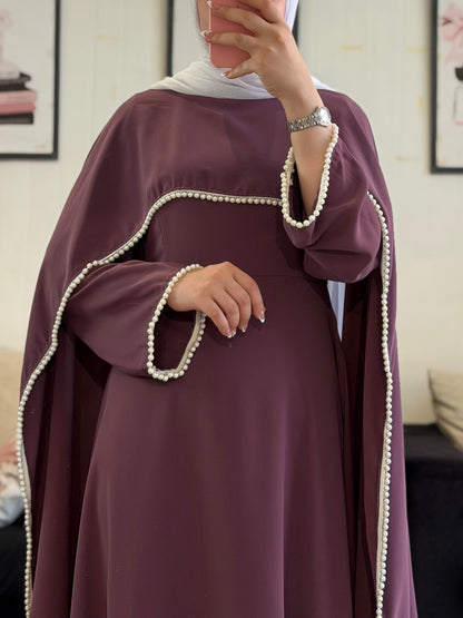 فستان مع ردة عالكتف