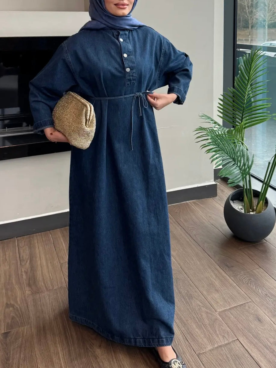 فستان جينز عملي